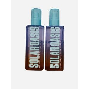 Tru Fragrance Solar Oasis Hair & Body Mist Fragrance Spray 8.4 oz 2pc Set New